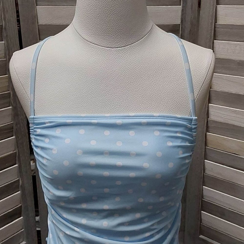 Side-Cinch Detail Extra High Leg Cheeky One Piece Swimsuit |Wild Fable | Small - Picture 3 of 9